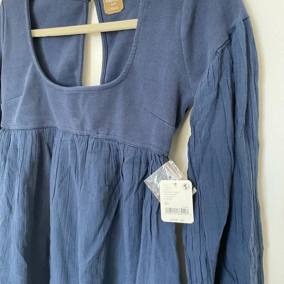 NWT! Free People Arlo Mini in Darkest Night - Picture 5 of 7